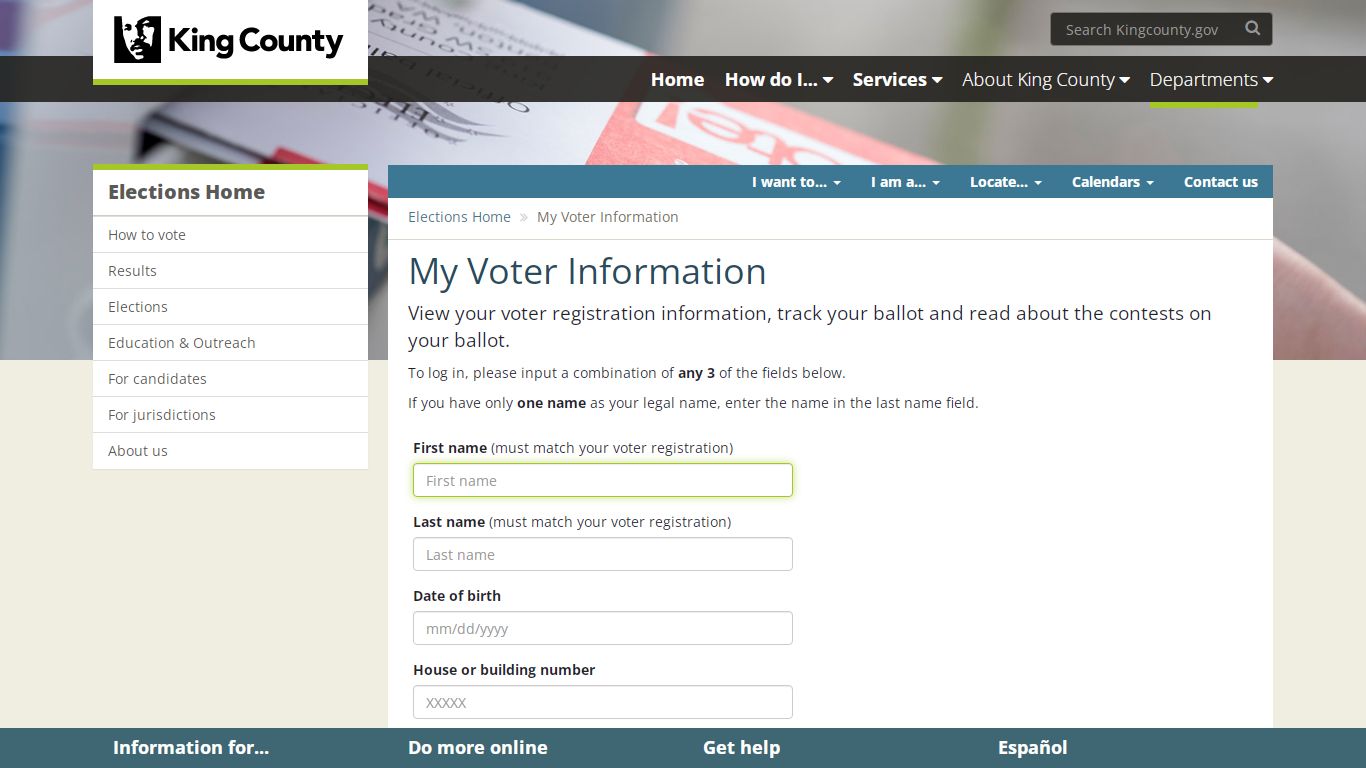 Ballot Tracker - King County Elections - King County, Washington